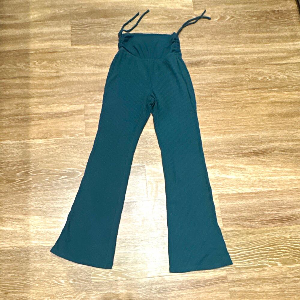 PINK Victoria's Secret Green Sweatpants Women’s XS Flared Leg